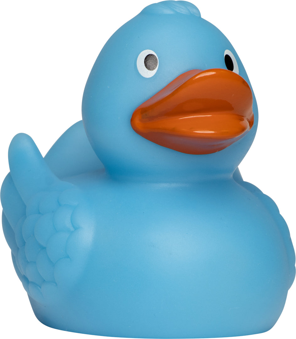 Quietsche-Ente Magic Duck mit Farbwechsel – Hellblau – 7,5 cm