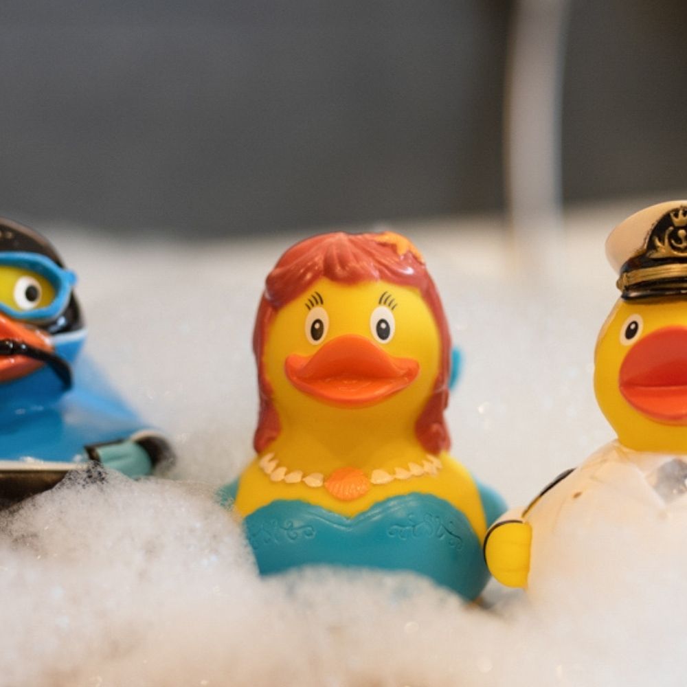 Quietsche-Ente Meerjungfrau – Detailansicht 3