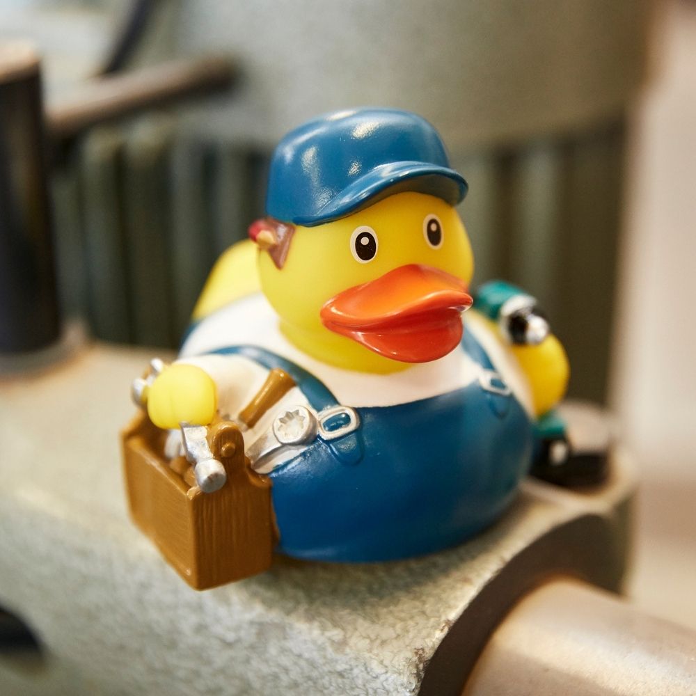 Quietsche-Ente Monteur – Detailansicht 2