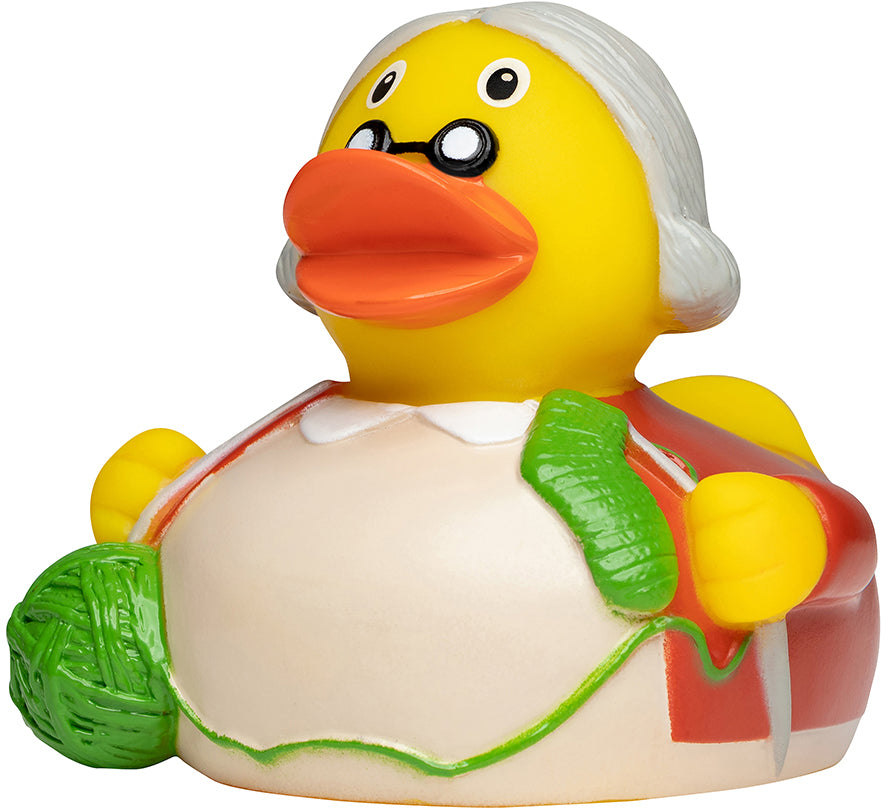 Quietsche-Ente Oma – Detailansicht 3
