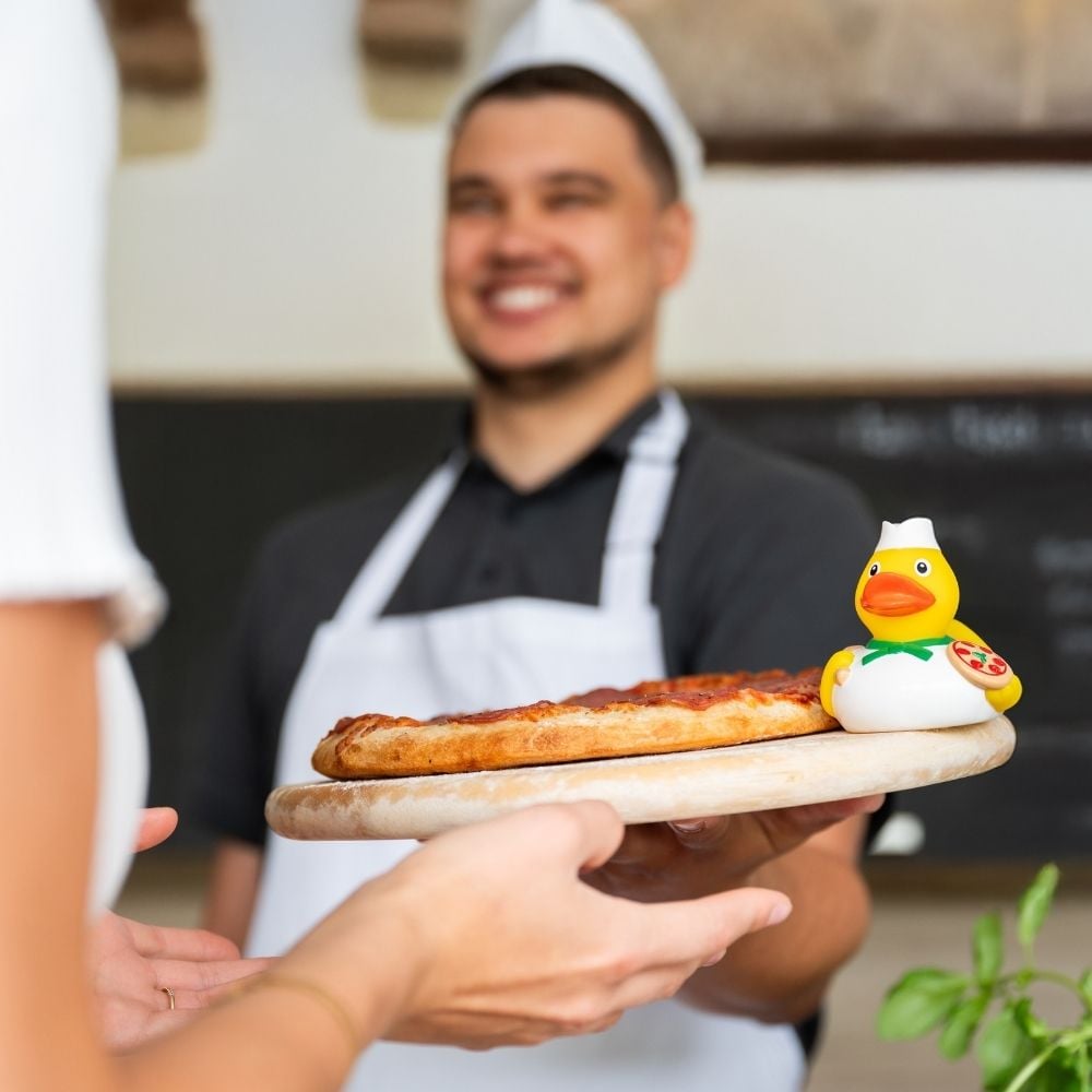Quietsche-Ente Pizzabäcker – Ansicht 3