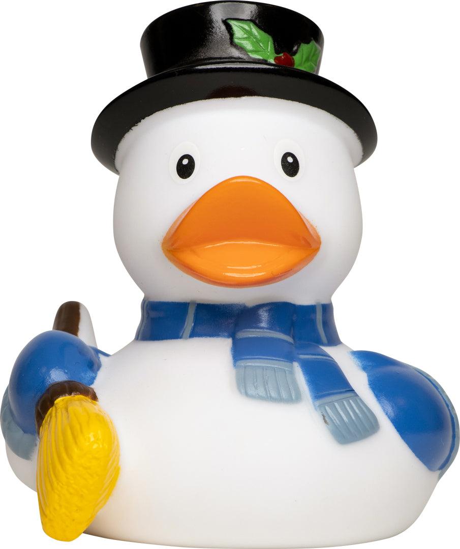 Quietsche-Ente Schneemann – Detailansicht 3