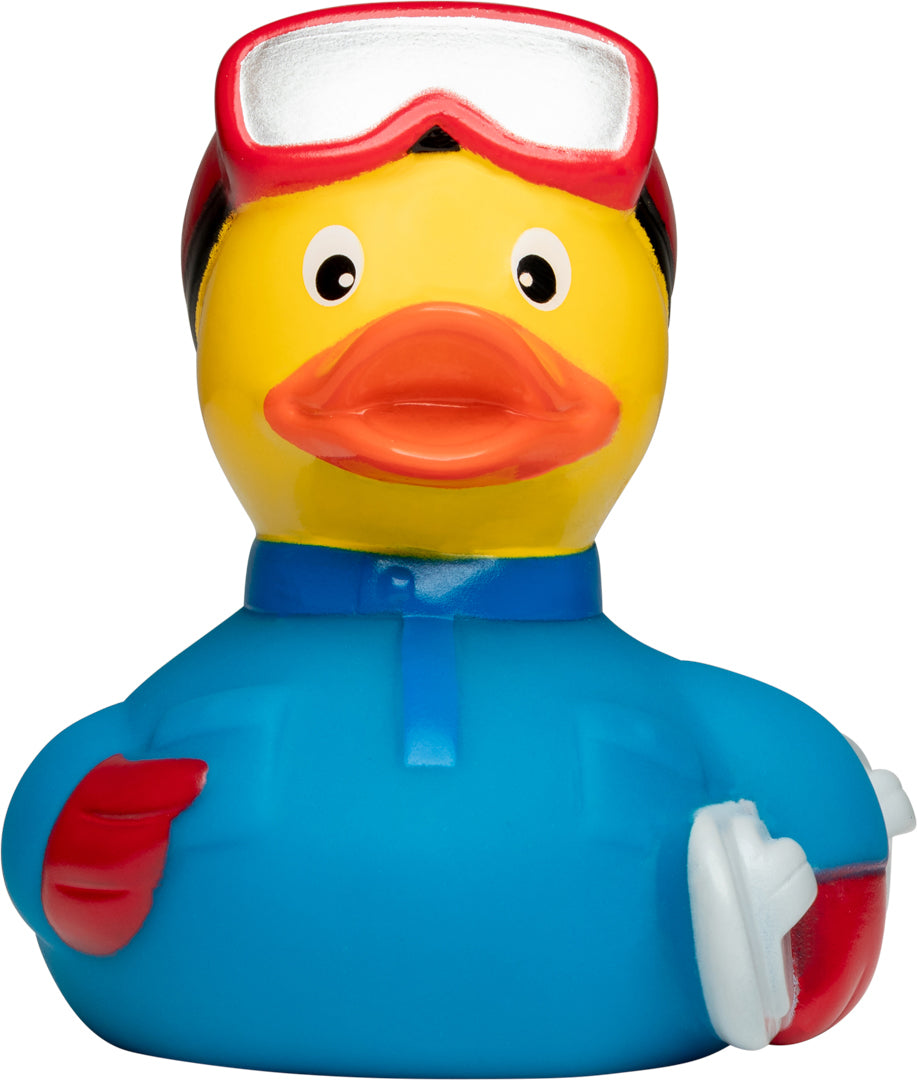 Quietsche-Ente Snowboarder – Detailansicht 2
