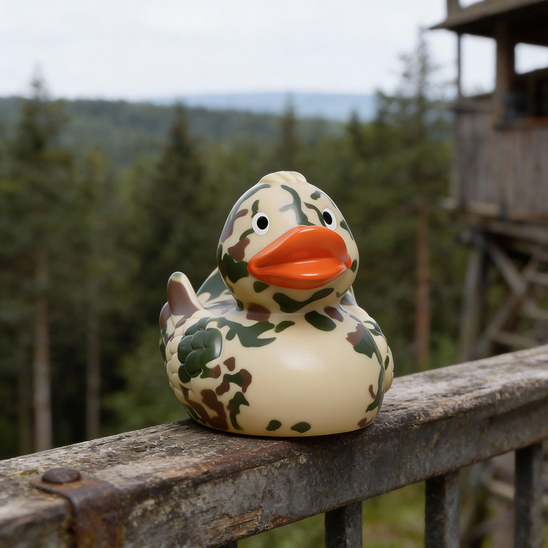 Quietsche-Ente Tarnfleck – Detailansicht 4