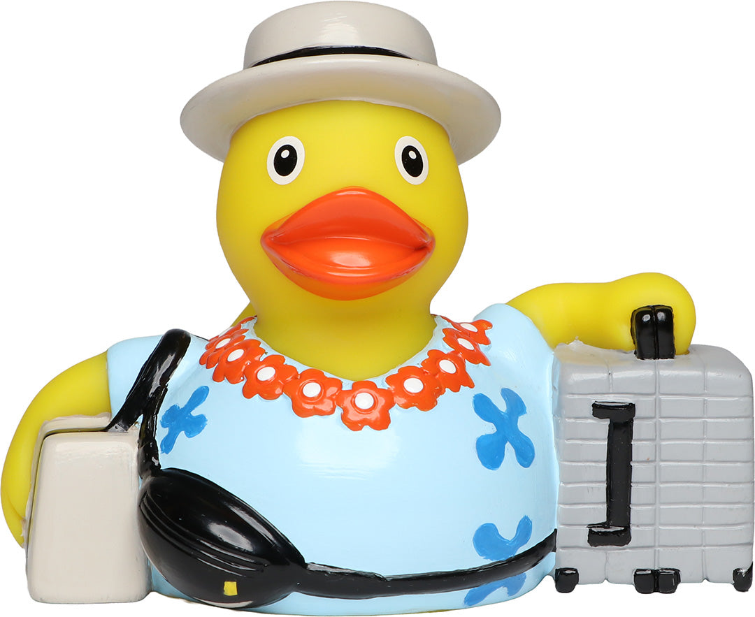 Quietsche-Ente Urlaub – Blau