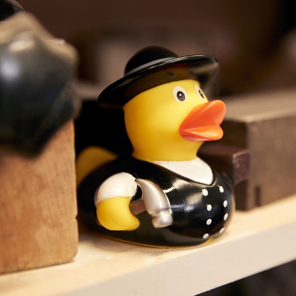 Quietsche-Ente Zimmermann – Detailansicht 2