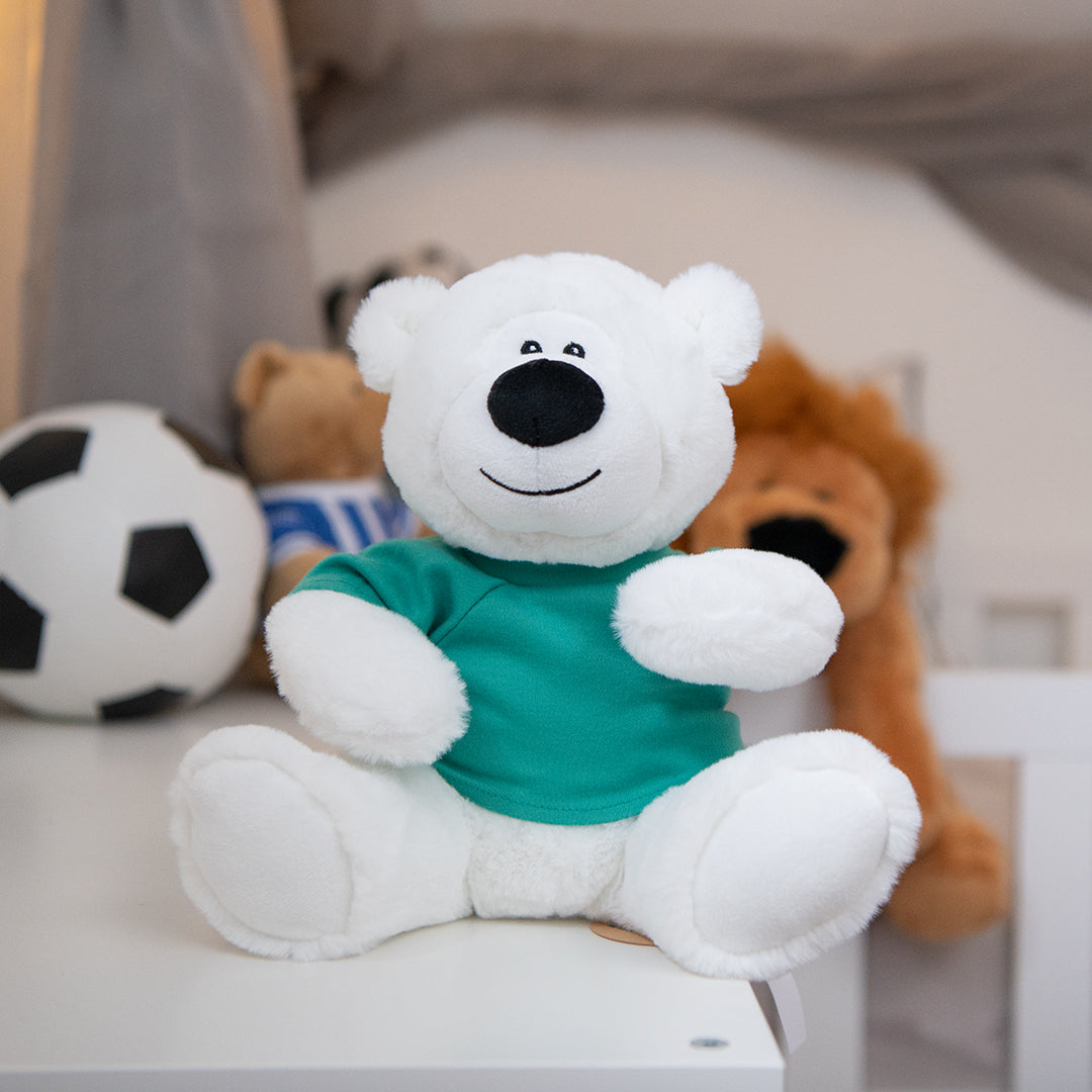 Plüschtier RecycelBär® Ice – Detailansicht 2