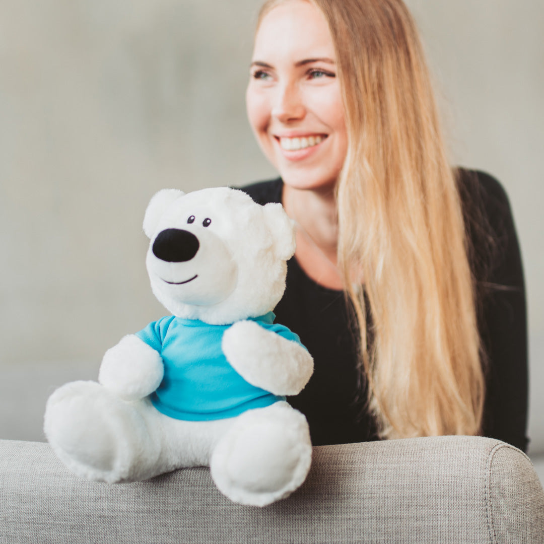 Plüschtier RecycelBär® Ice – Detailansicht 3