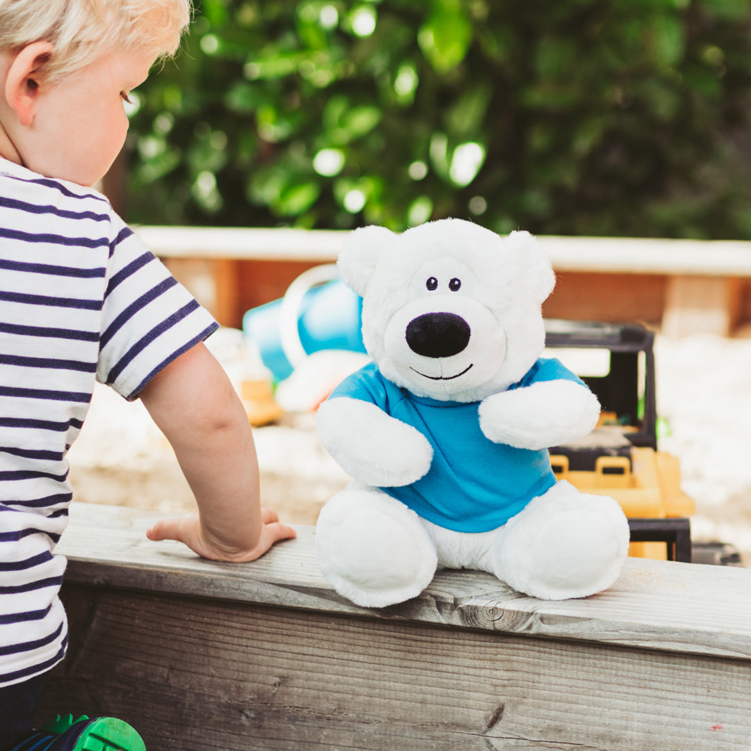Plüschtier RecycelBär® Ice – Detailansicht 4