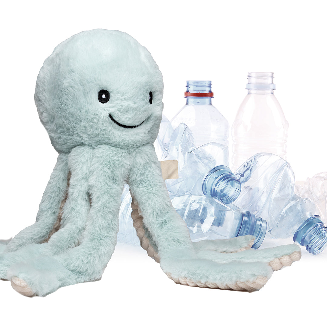 Plüschtier RecycelOktopus – Pastellgrün