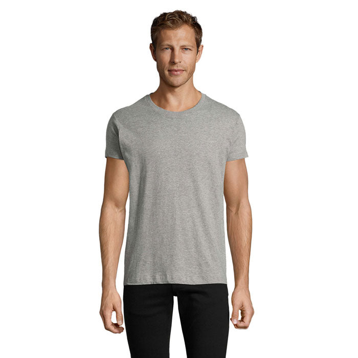 REGENT FIT HERREN 150g – Graue Melange – Größe L