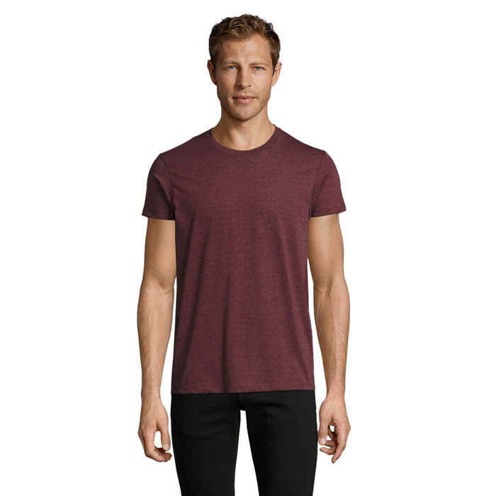 REGENT FIT HERREN 150g – Heather Oxblood – Größe L
