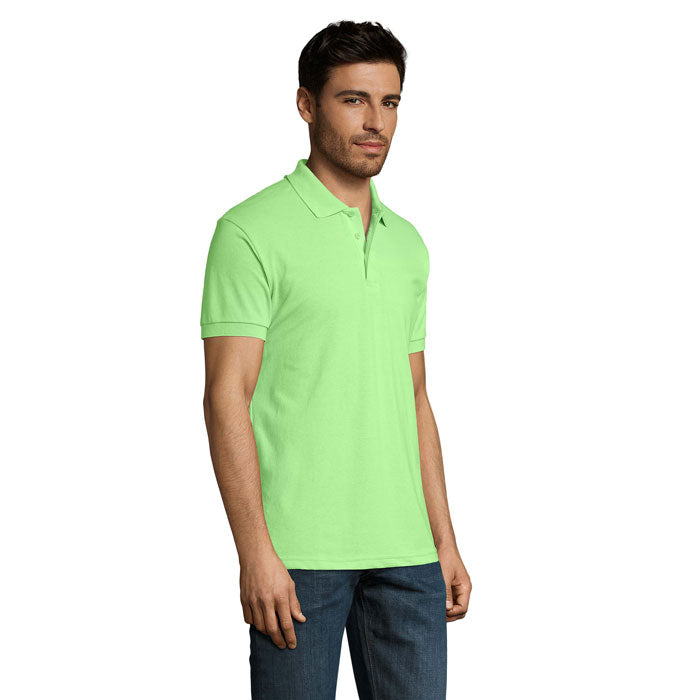 PRIME MEN PRIME HERREN POLO 200g – Apple Green – Größe 3XL