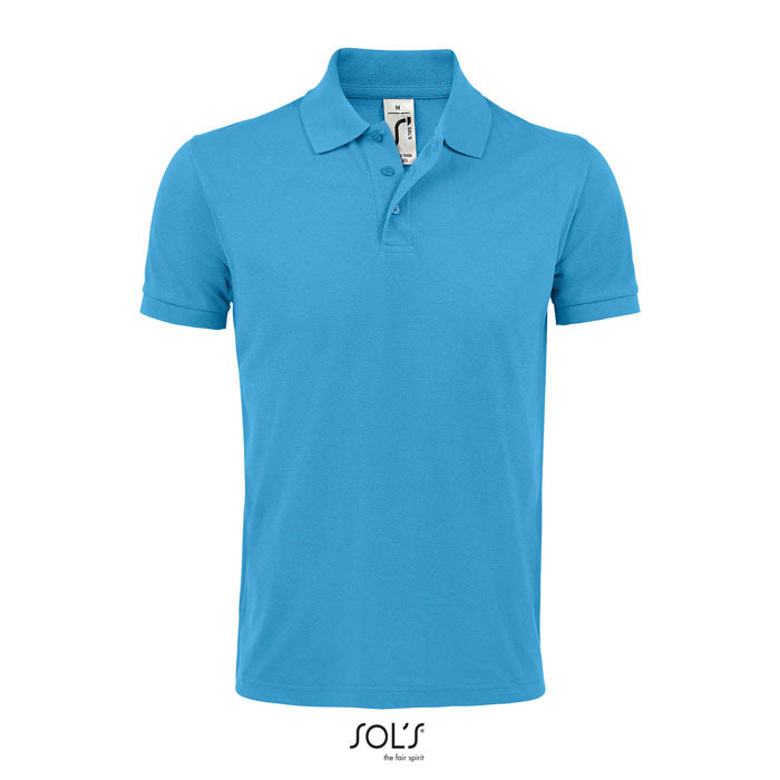 PRIME MEN PRIME HERREN POLO 200g – Aqua – Größe 3XL