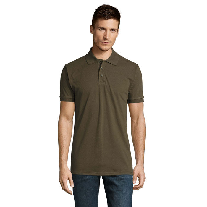 PRIME MEN PRIME HERREN POLO 200g – Army – Größe 3XL
