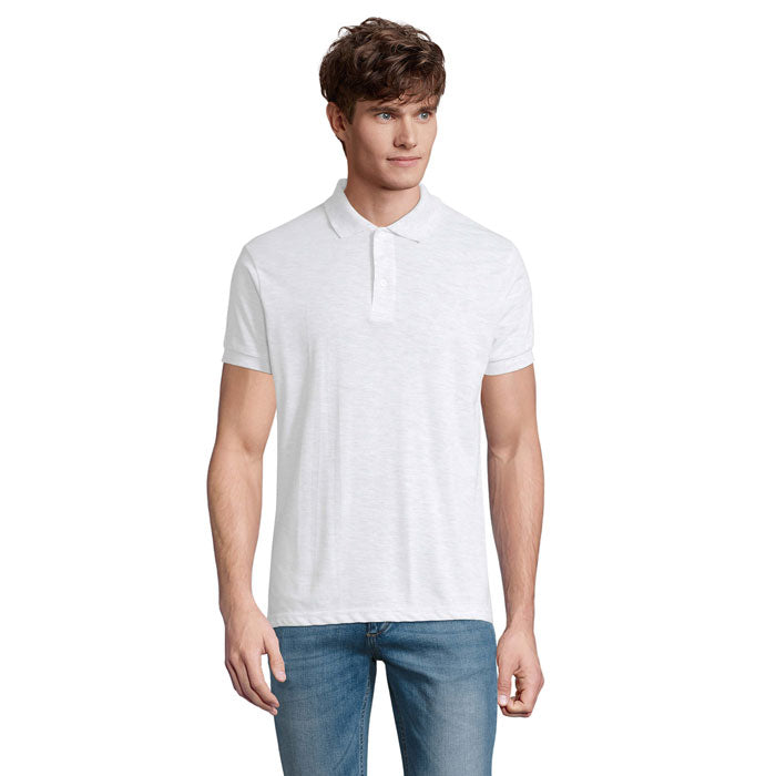 PRIME MEN PRIME HERREN POLO 200g – Ash – Größe 3XL