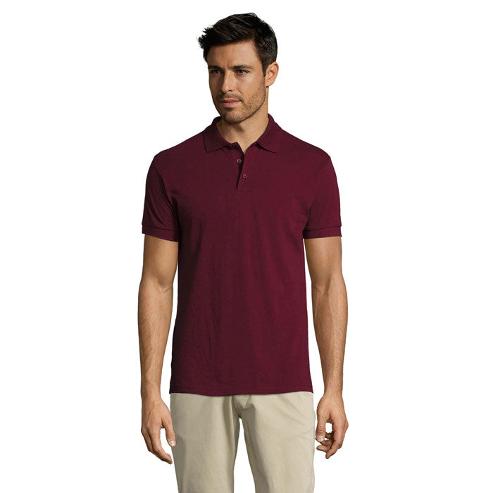 PRIME MEN PRIME HERREN POLO 200g – Burgundy – Größe 3XL