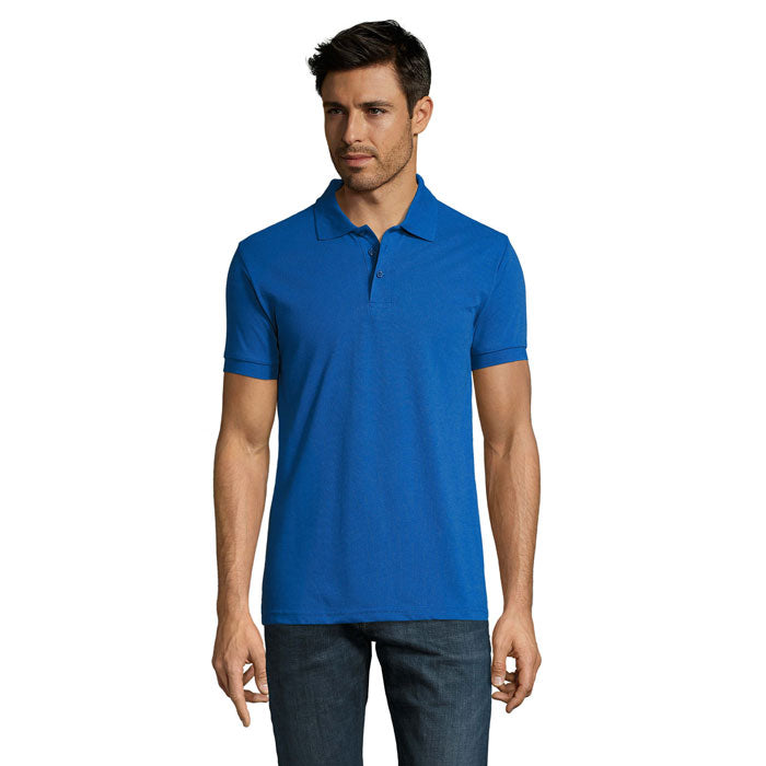PRIME MEN PRIME HERREN POLO 200g – Royal Blue – Größe 3XL