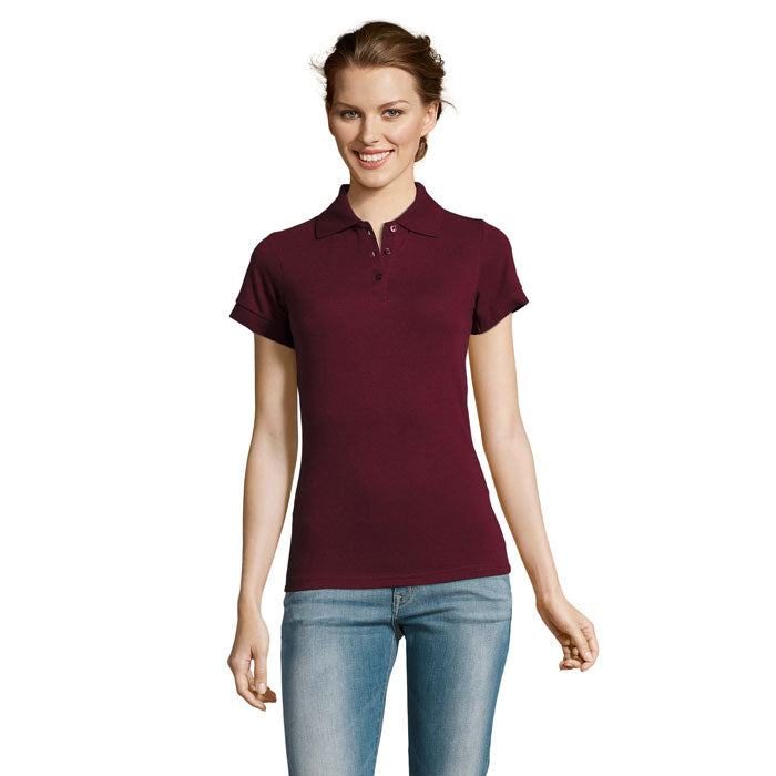 PRIME WOMEN PRIME DAMEN POLO 200g – Burgundy – Größe 3XL
