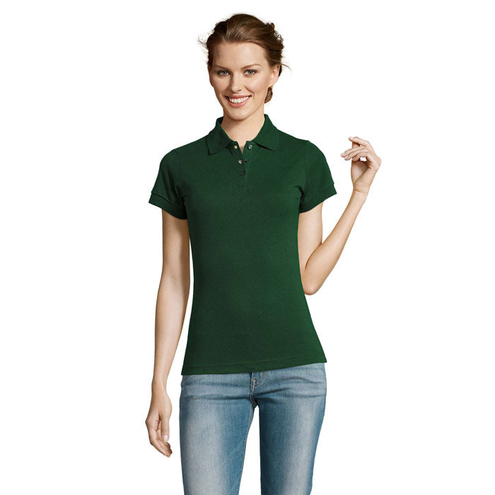 PRIME WOMEN PRIME DAMEN POLO 200g – Bottle Green – Größe 3XL