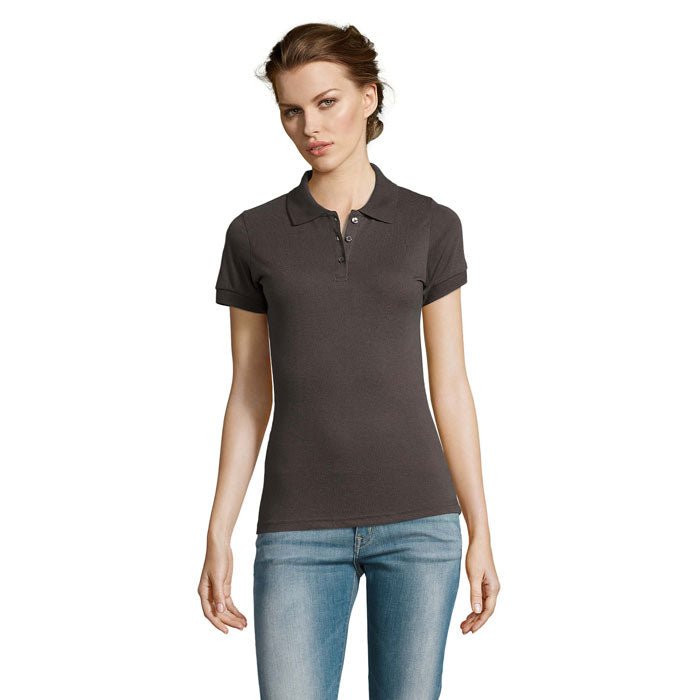 PRIME WOMEN PRIME DAMEN POLO 200g – Dunkelgrau – Größe 3XL