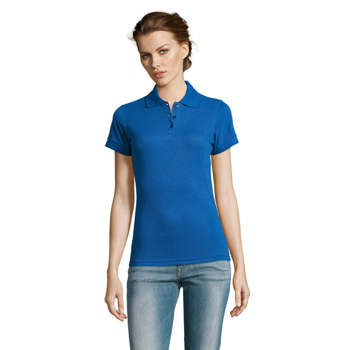 PRIME WOMEN PRIME DAMEN POLO 200g – Royal Blue – Größe 3XL
