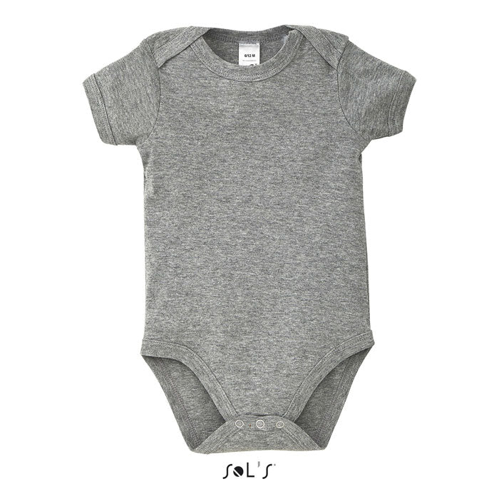 BAMBINO BABY BODY 180g – Graue Melange – Größe XXS
