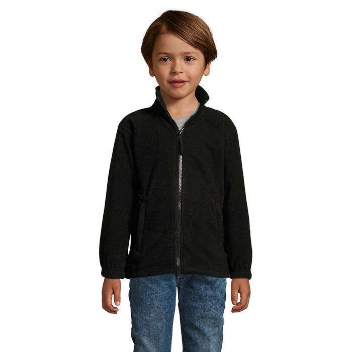 NORTH KIDS NORTH KINDER FL JACKE 300g – Schwarz – Größe 3XL
