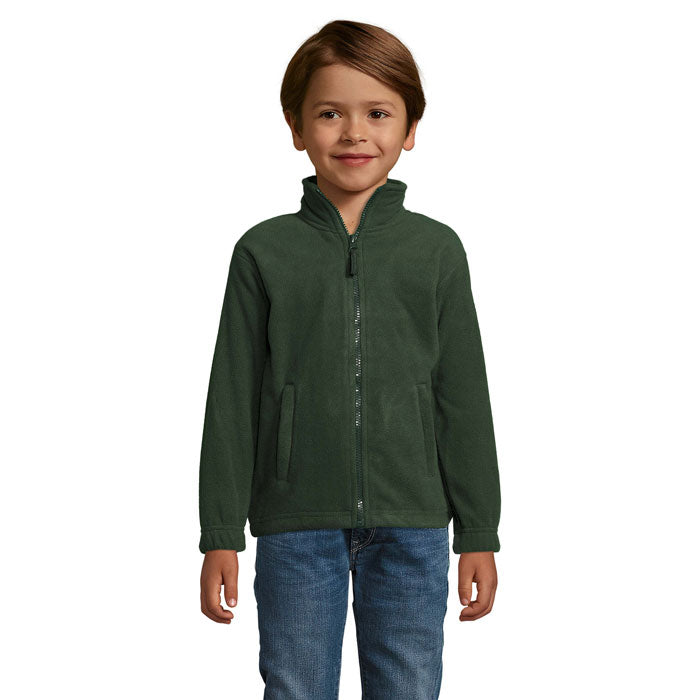 NORTH KIDS NORTH KINDER FL JACKE 300g – Grün – Größe 3XL