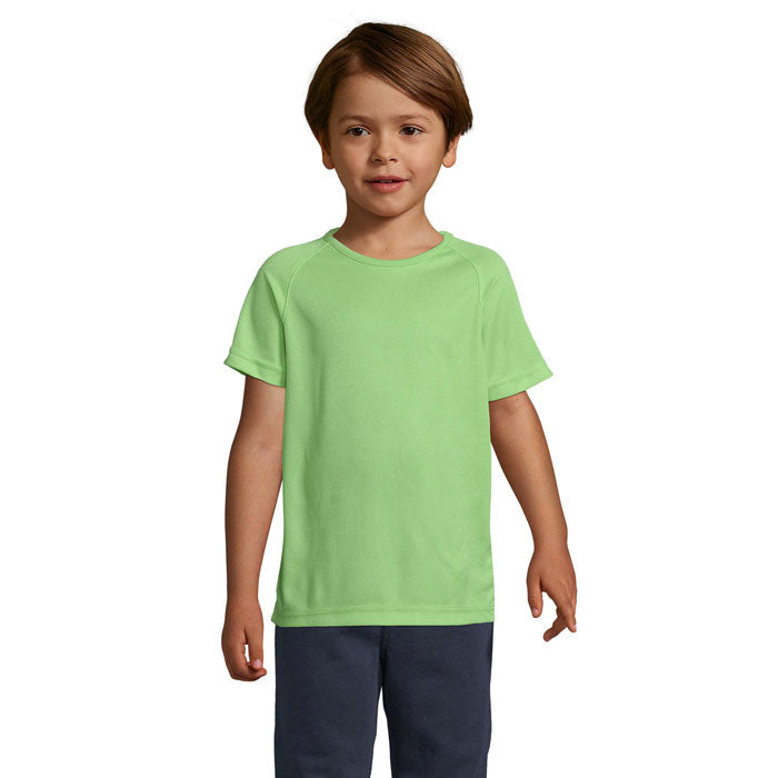 SPORTY KIDS SPORTY KINDERT-SHIRT 140g – Apple Green – Größe 3XL