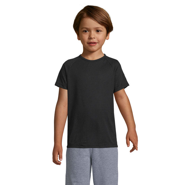 SPORTY KIDS SPORTY KINDERT-SHIRT 140g – Schwarz – Größe 3XL
