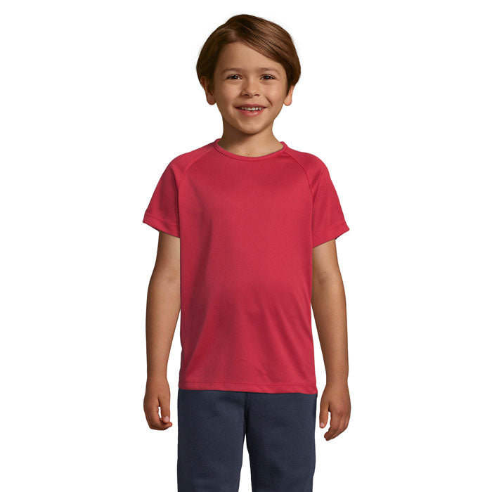 SPORTY KIDS SPORTY KINDERT-SHIRT 140g – Red – Größe 3XL