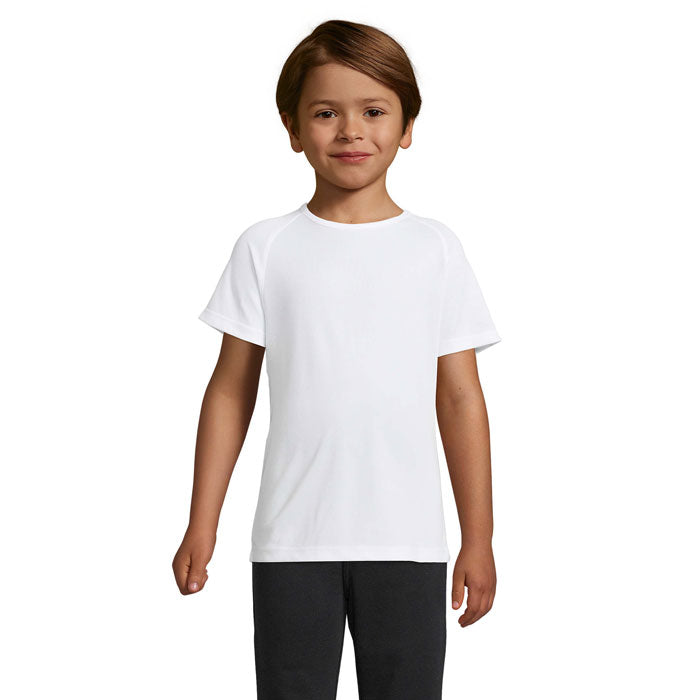 SPORTY KIDS SPORTY KINDERT-SHIRT 140g – White – Größe 3XL