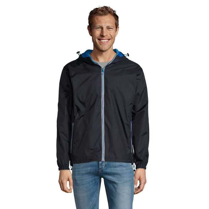 SKATE LINED WINDBREAKER – Navy/Royal – Größe 3XL