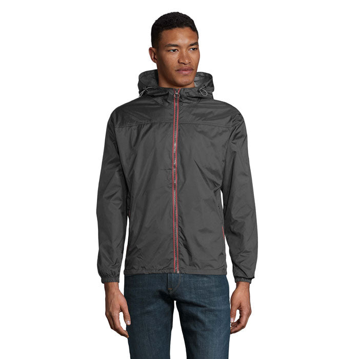 SKATE LINED WINDBREAKER – Black/Dark Grey – Größe 3XL