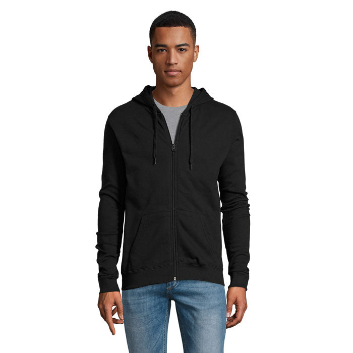 STONE UNI HOODIE 260g – Schwarz – Größe 3XL