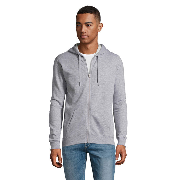 STONE UNI HOODIE 260g – Grau-Melange 2 – Größe 3XL