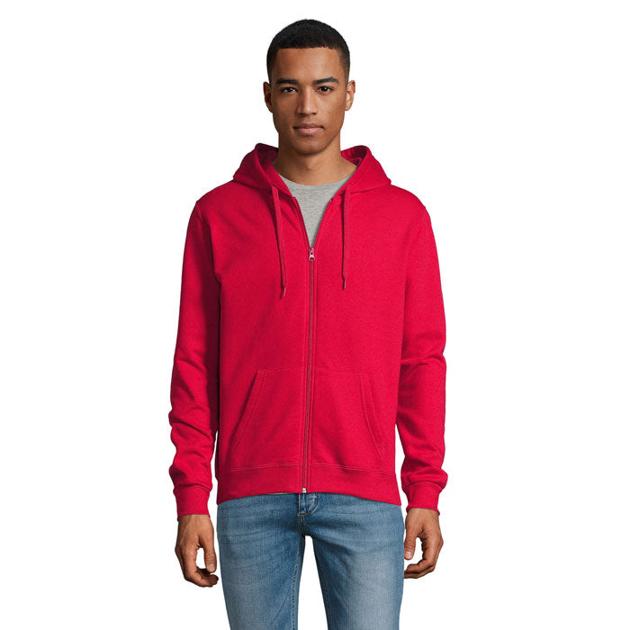 STONE UNI HOODIE 260g – Red – Größe 3XL