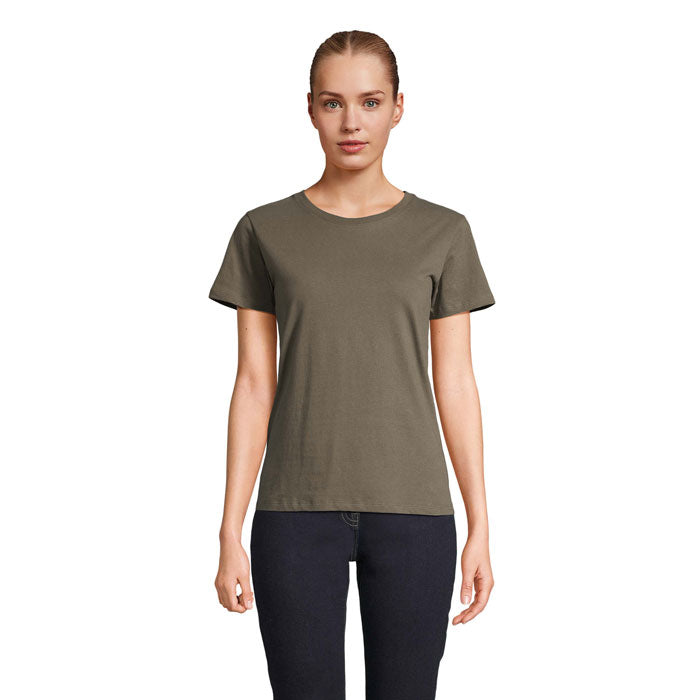 REGENT WOMEN REGENT DAMENT-SHIRT 150g – Army – Größe L