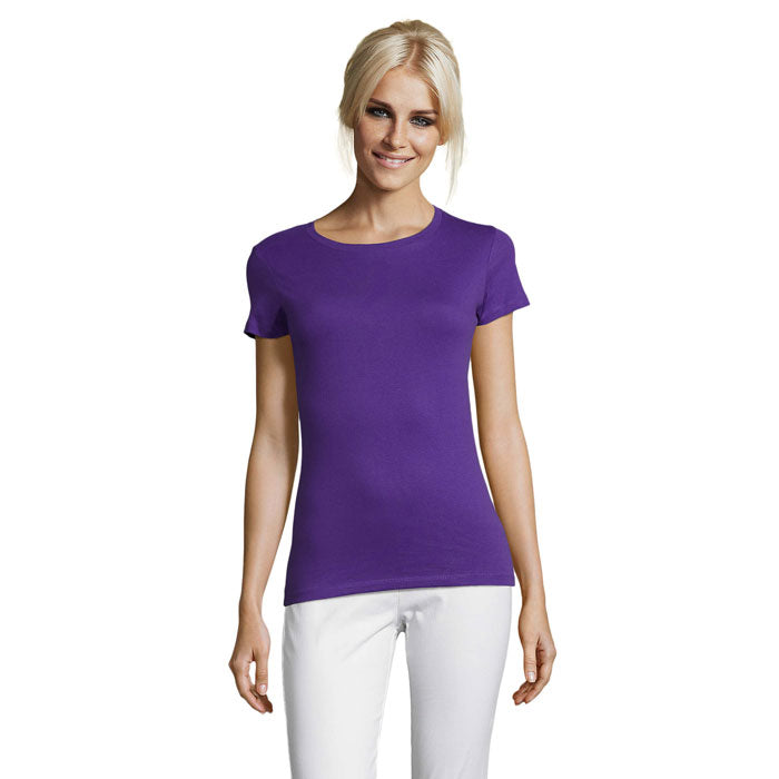 REGENT WOMEN REGENT DAMENT-SHIRT 150g – Dark Purple – Größe L