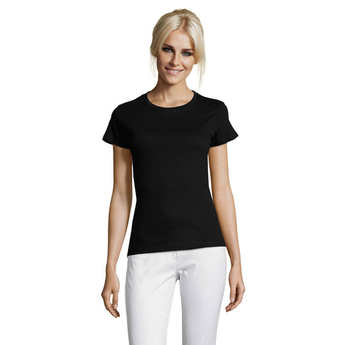 REGENT WOMEN REGENT DAMENT-SHIRT 150g – Deep Black – Größe 3XL
