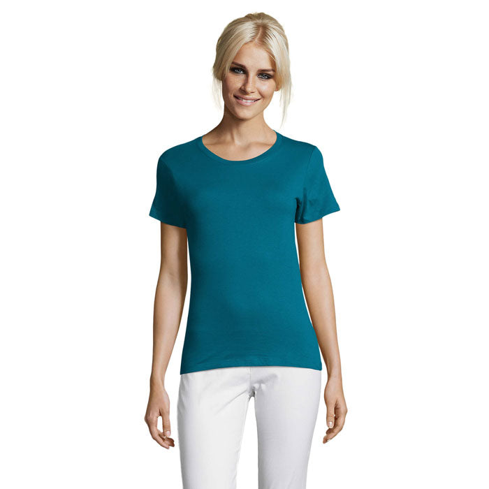 REGENT WOMEN REGENT DAMENT-SHIRT 150g – Entenblau – Größe L