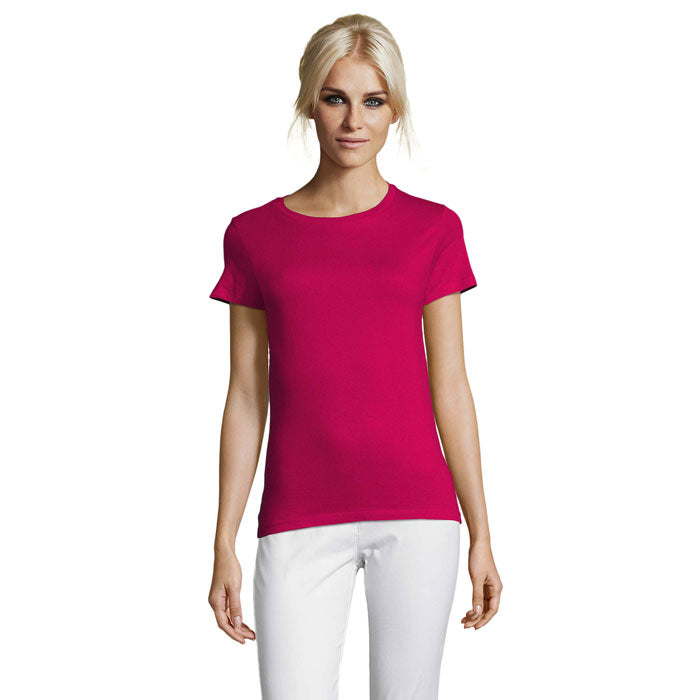 REGENT WOMEN REGENT DAMENT-SHIRT 150g – Fuchsia – Größe L
