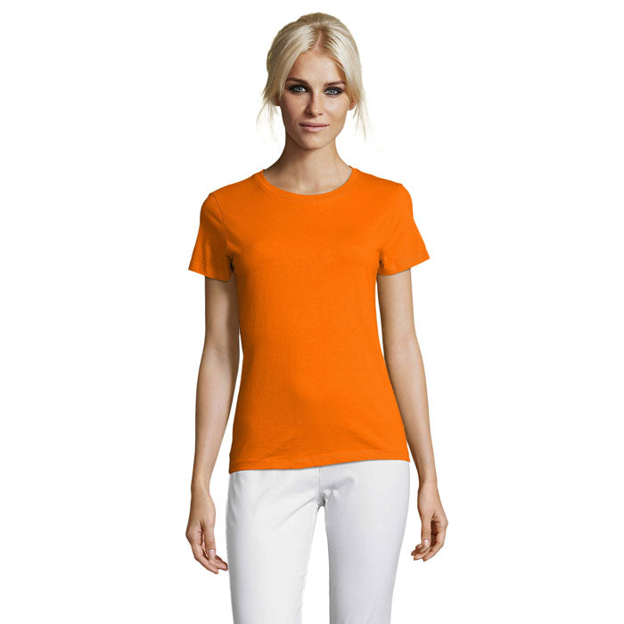 REGENT WOMEN REGENT DAMENT-SHIRT 150g – Orange – Größe 3XL