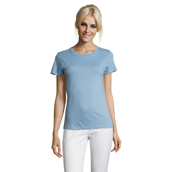 REGENT WOMEN REGENT DAMENT-SHIRT 150g – Sky Blue – Größe M