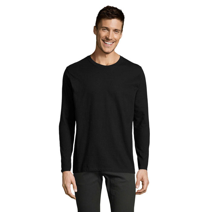 IMPERIAL LSL MEN T-Shirt190 – Deep Black – Größe 3XL