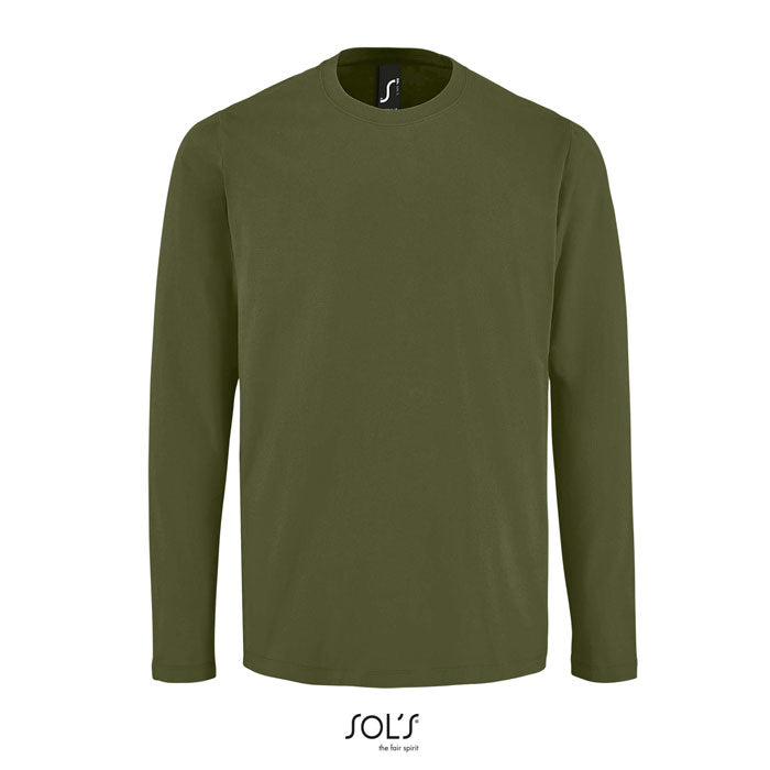 IMPERIAL LSL MEN T-Shirt190 – Dunkles Khaki – Größe 3XL