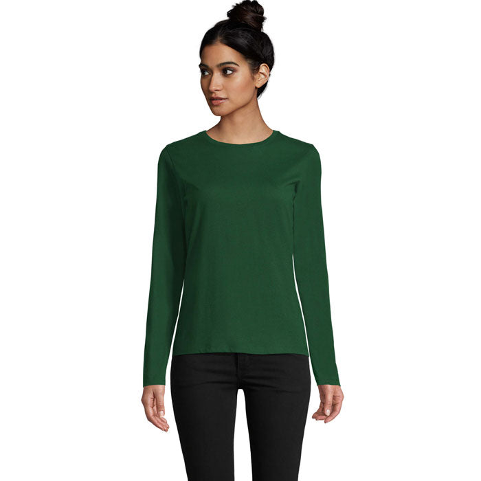IMPERIAL LSL WOMEN IMPERIAL LSL DAMEN T-SHIRT – Bottle Green – Größe L