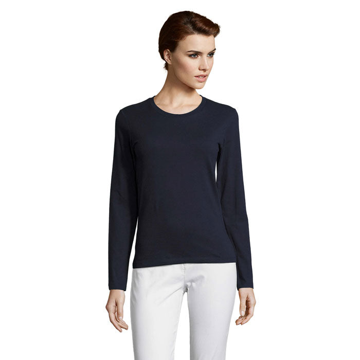 IMPERIAL LSL WOMEN IMPERIAL LSL DAMEN T-SHIRT – French Navy – Größe L