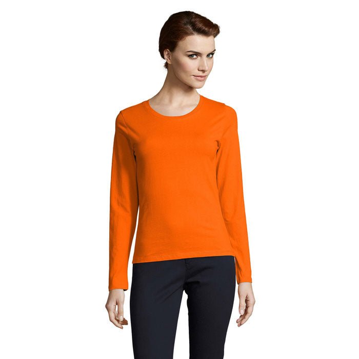 IMPERIAL LSL WOMEN IMPERIAL LSL DAMEN T-SHIRT – Orange – Größe L